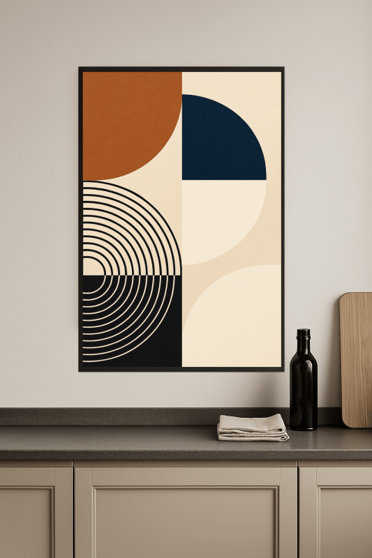 Druk Sztuki Geometrycznej - CasaNookDecor