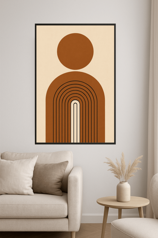 Druk Sztuki Geometrycznej - CasaNookDecor