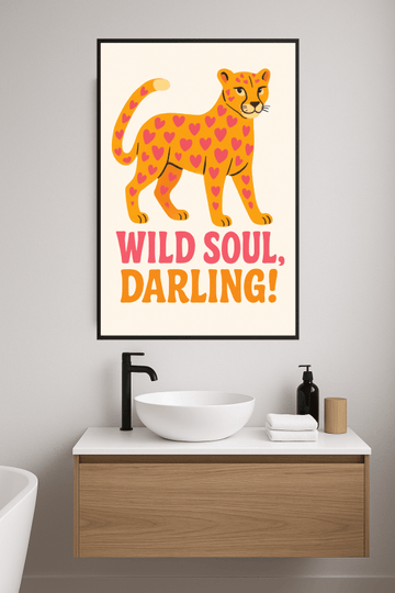 Druk Sztuki Geparda Dzikiej Duszy - CasaNookDecor – plakat do druku