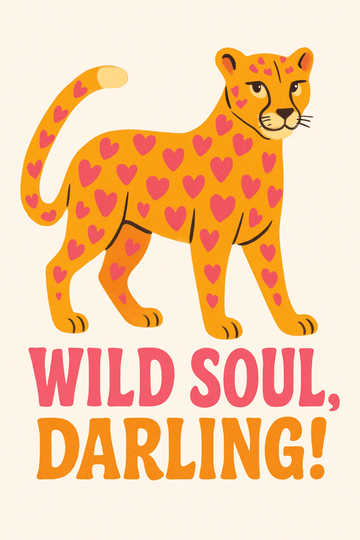 Druk Sztuki Geparda Dzikiej Duszy - CasaNookDecor – plakat do druku