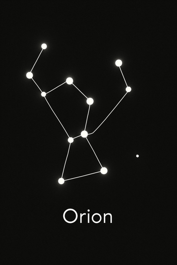 Druk Sztuki Konstelacji Oriona - CasaNookDecor – plakat do druku