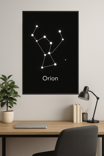 Druk Sztuki Konstelacji Oriona - CasaNookDecor – plakat do druku