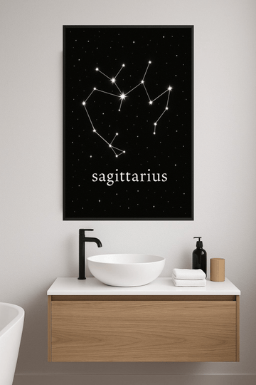 Druk Sztuki Konstelacji Strzelca - CasaNookDecor – plakat do druku