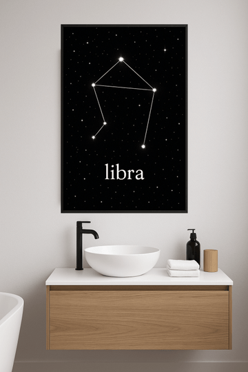 Druk Sztuki Konstelacji Wagi - CasaNookDecor