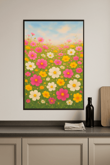 Druk Sztuki Kwiatów Łąkowych - CasaNookDecor – plakat do druku