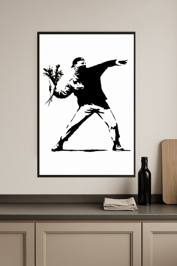 Druk Sztuki Kwiatowego Rzucacza - CasaNookDecor – plakat do druku