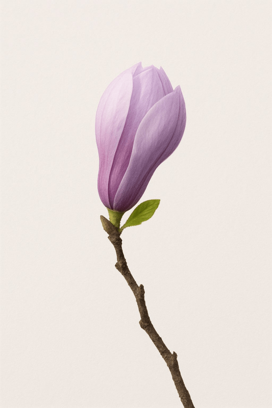 Druk Sztuki Kwiatu Magnolii - CasaNookDecor