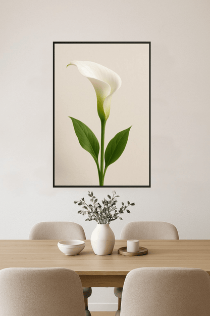 Druk Sztuki Lilii Calla - CasaNookDecor