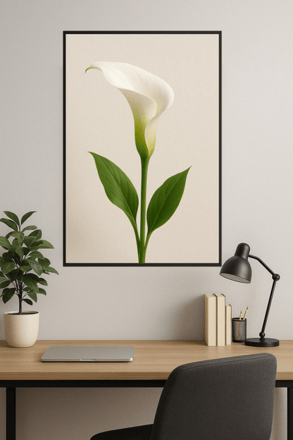 Druk Sztuki Lilii Calla - CasaNookDecor
