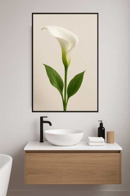 Druk Sztuki Lilii Calla - CasaNookDecor