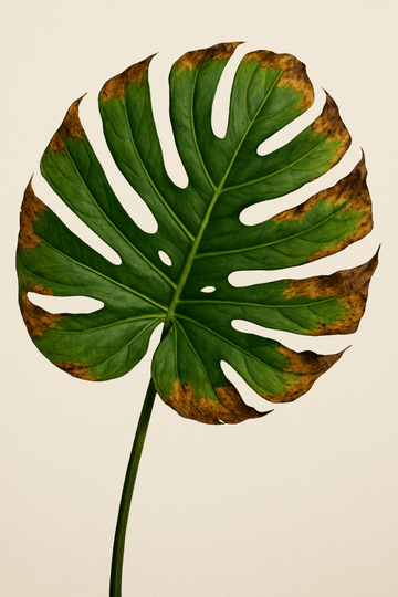 Druk Sztuki Liścia Monstery - CasaNookDecor – plakat do druku