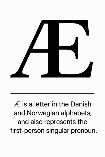 Druk Sztuki Litery Ae - CasaNookDecor – plakat do druku