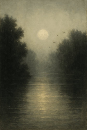 Druk Sztuki Mglisty Krajobraz - CasaNookDecor – plakat do druku