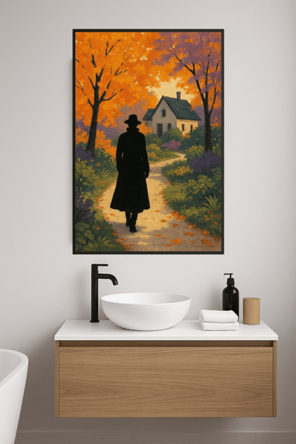 Druk Sztuki Ścieżki Jesiennej - CasaNookDecor