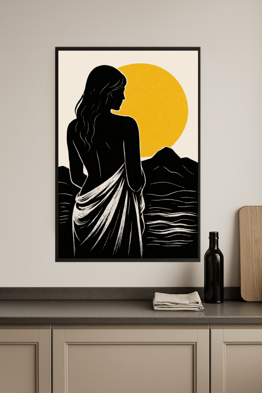 Druk Sztuki Silhouette - CasaNookDecor