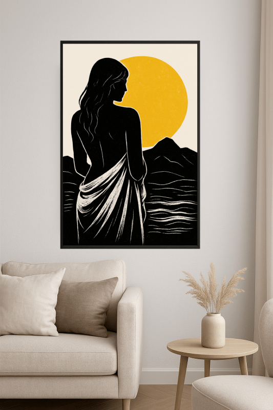 Druk Sztuki Silhouette - CasaNookDecor