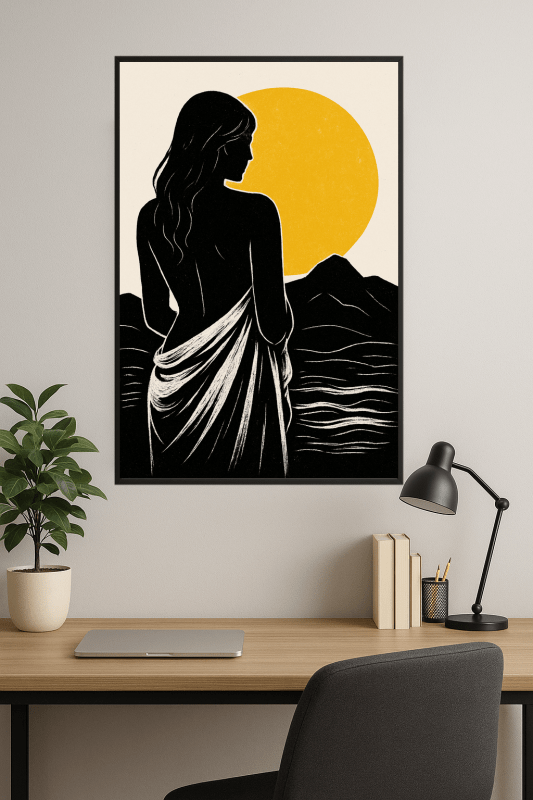 Druk Sztuki Silhouette - CasaNookDecor