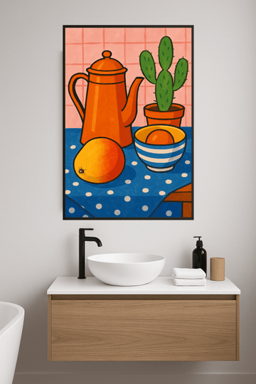 Druk Sztuki w Nastroju Wakacyjnym - CasaNookDecor