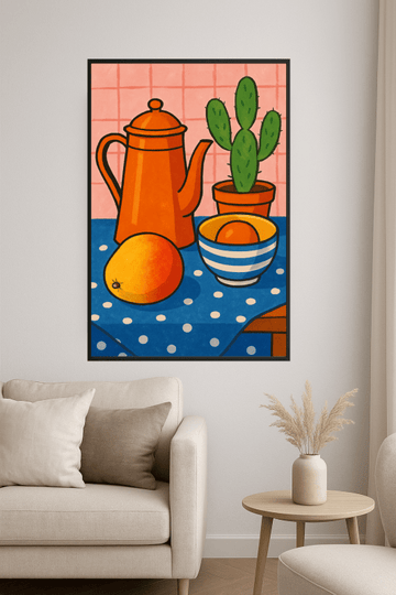 Druk Sztuki w Nastroju Wakacyjnym - CasaNookDecor