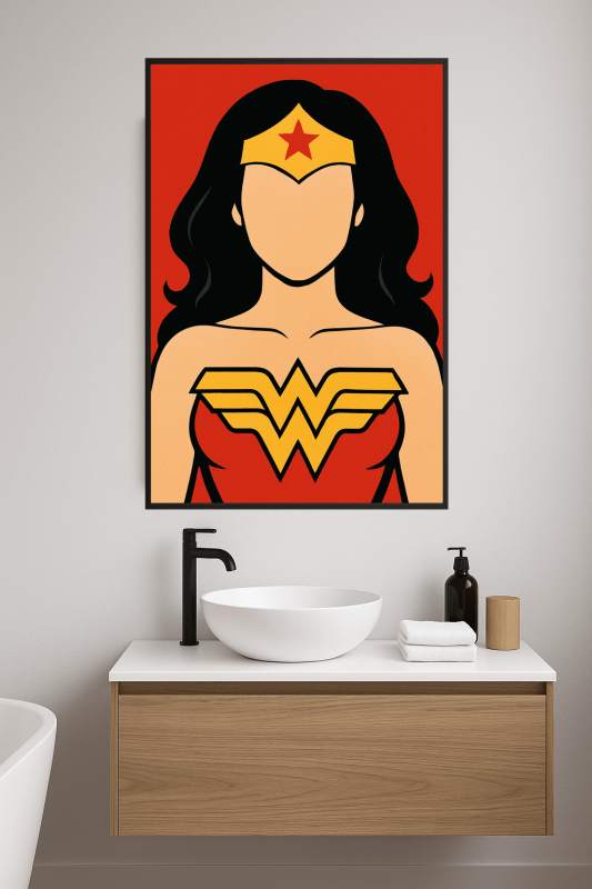 Druk Sztuki Wonder Woman - CasaNookDecor