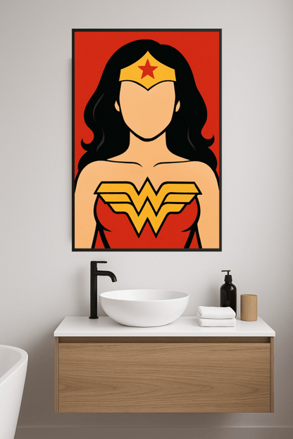 Druk Sztuki Wonder Woman - CasaNookDecor