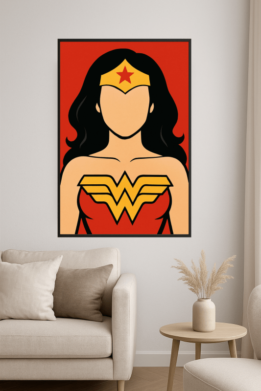 Druk Sztuki Wonder Woman - CasaNookDecor