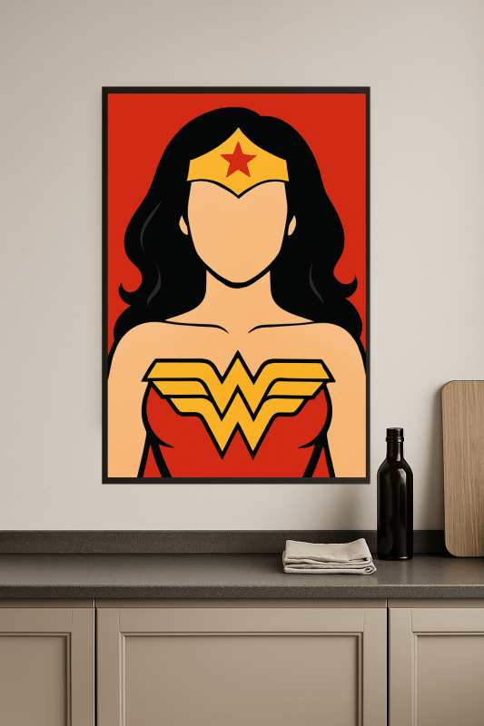 Druk Sztuki Wonder Woman - CasaNookDecor