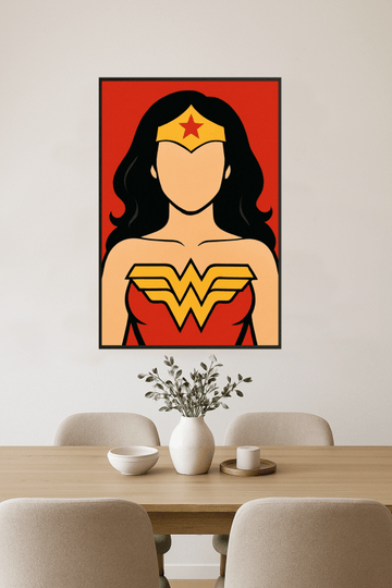 Druk Sztuki Wonder Woman - CasaNookDecor – plakat do druku