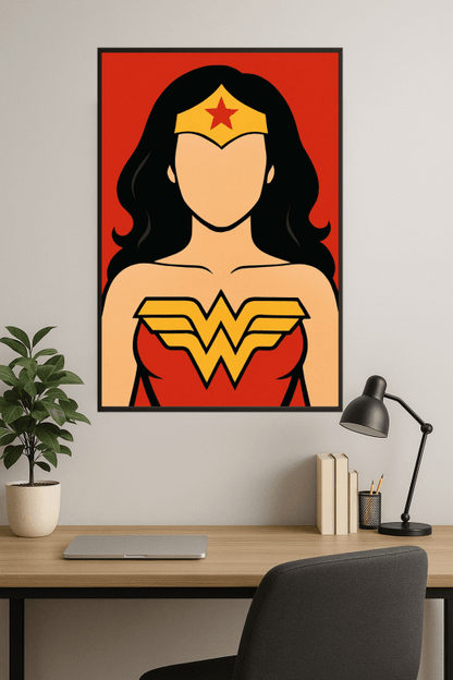 Druk Sztuki Wonder Woman - CasaNookDecor
