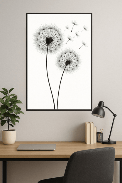 Druk Sztuki Z Mleczem - CasaNookDecor