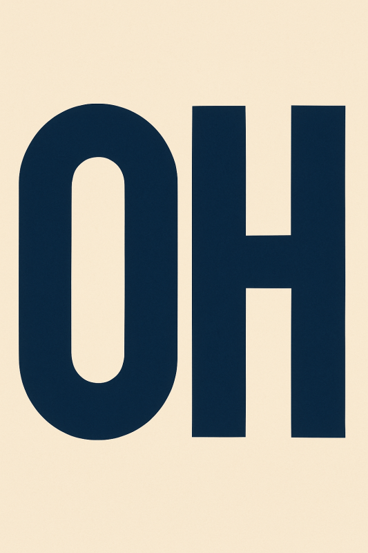 Druk Sztuki z Odważną Typografią - CasaNookDecor