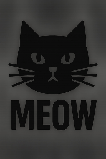 Druk Sztuki z Twarzą Czarnego Kota - CasaNookDecor – plakat do druku