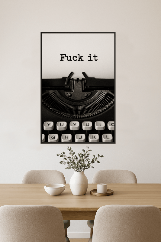 Druk Sztuki Z Typografii - CasaNookDecor