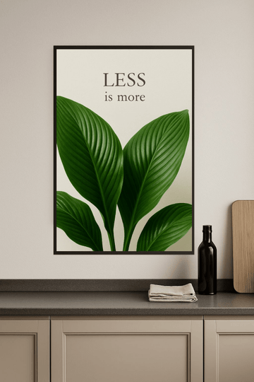 Druk Sztuki Zielonych Liści - CasaNookDecor – plakat do druku