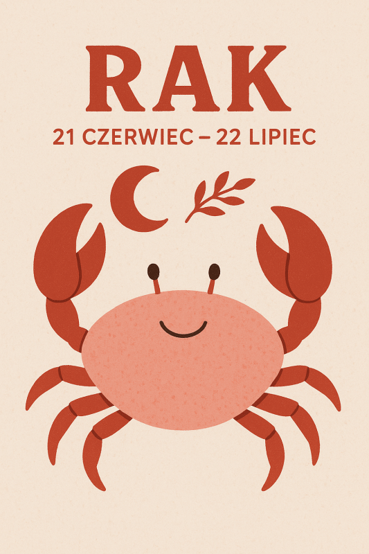 Druk Sztuki Zodiaku Raka - CasaNookDecor