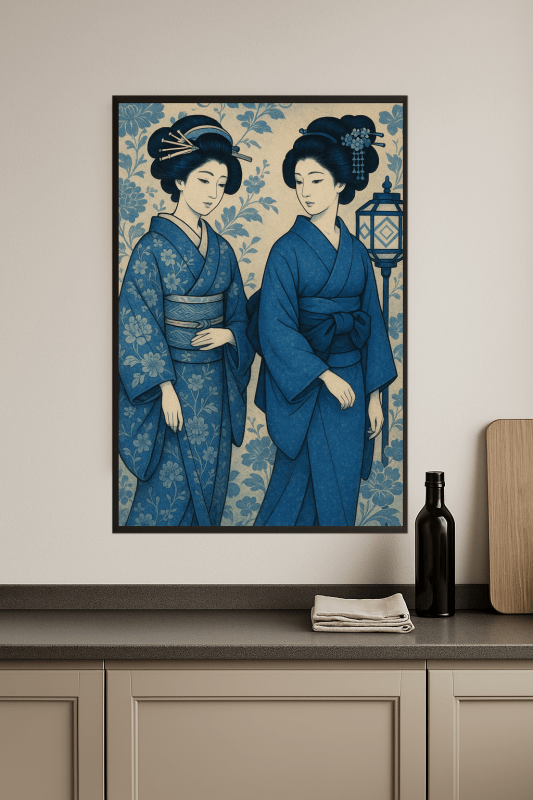 Druk Utagawy Kuniyoshiego - CasaNookDecor