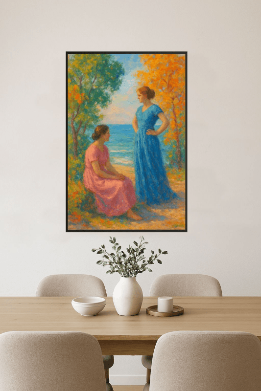 Dwie Kobiety Nad Brzegiem - CasaNookDecor