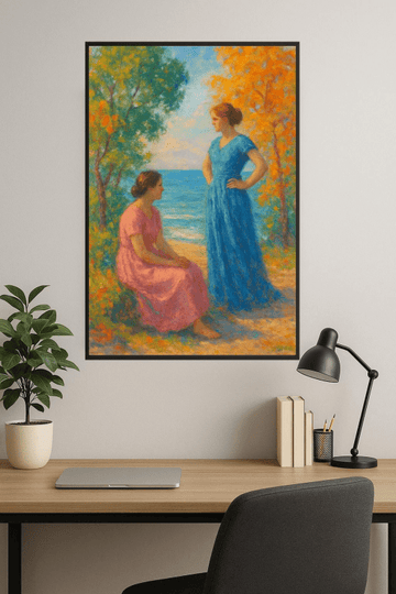 Dwie Kobiety Nad Brzegiem - CasaNookDecor