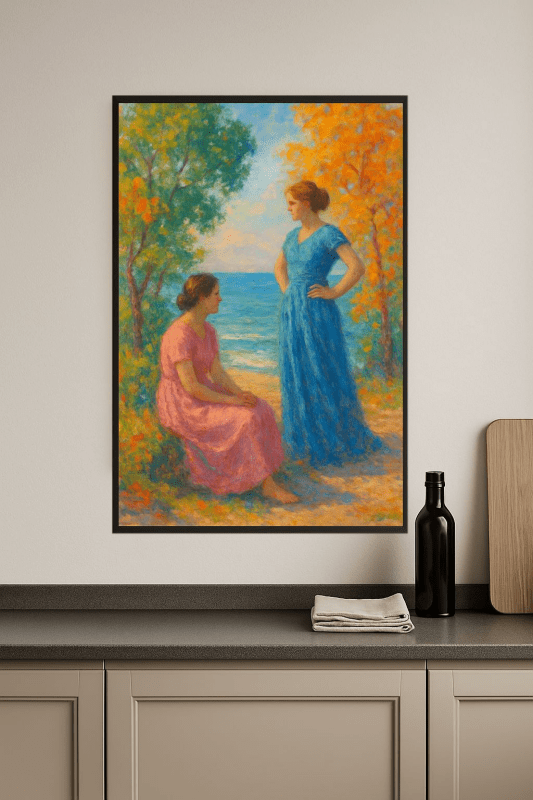Dwie Kobiety Nad Brzegiem - CasaNookDecor