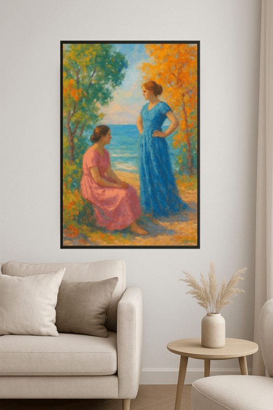 Dwie Kobiety Nad Brzegiem - CasaNookDecor