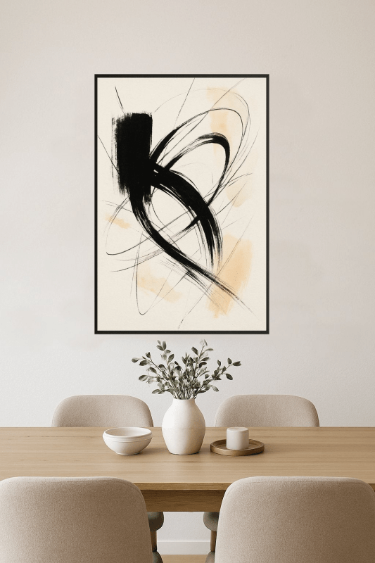 Dynamiczna Abstrakcyjna Sztuka - CasaNookDecor