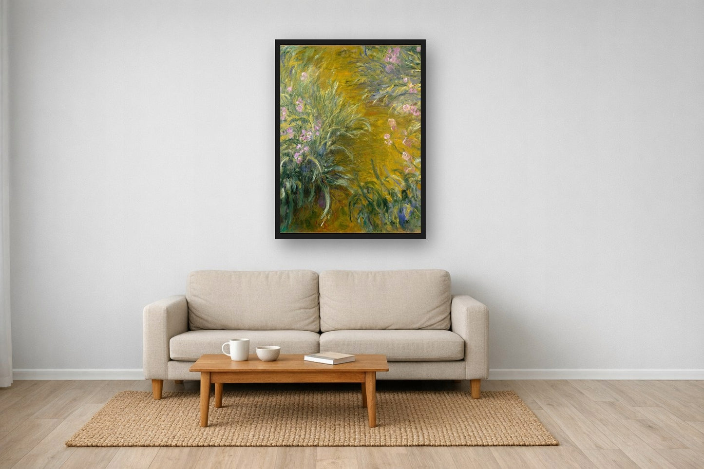 Irysy W Giverny Moneta — Plakat – plakat na ścianę