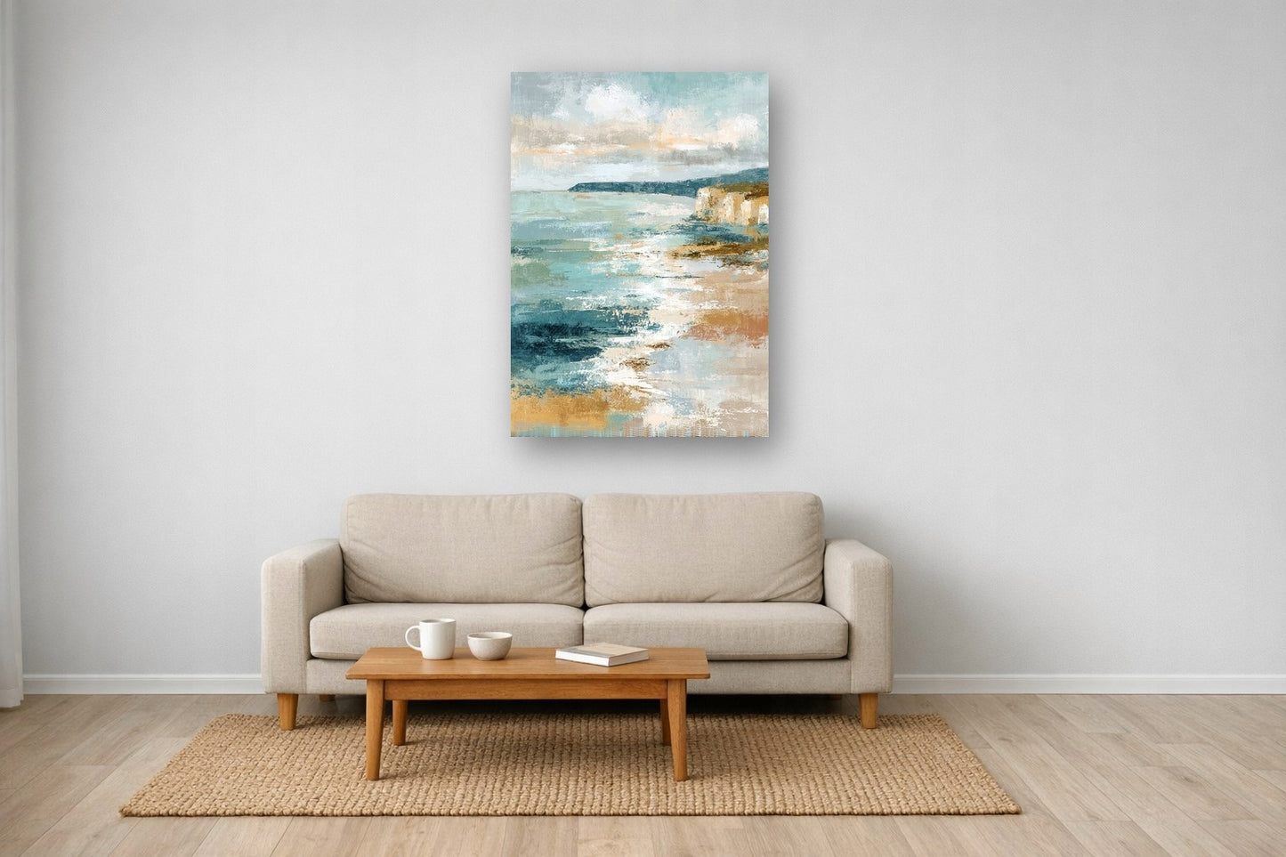 Soft Coastal Klif — Plakat – plakat na ścianę