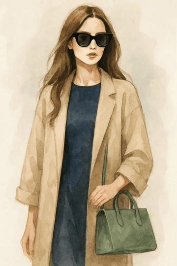 Elegancka Ilustracja Mody - CasaNookDecor – plakat do druku