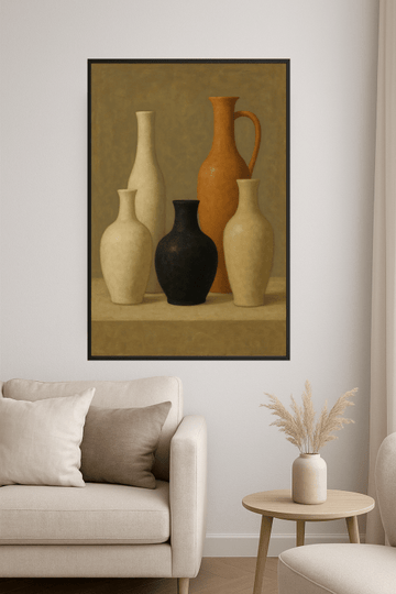 Elegancka Kolekcja Wazonów - CasaNookDecor – plakat do druku