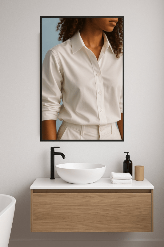 Elegancki Biały Guzik - CasaNookDecor