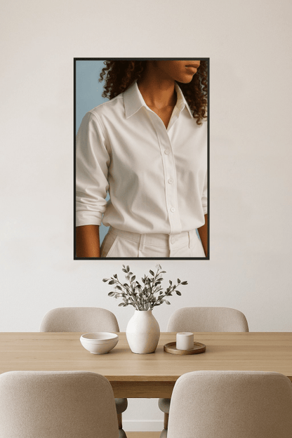 Elegancki Biały Guzik - CasaNookDecor