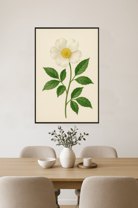 Elegancki Biały Kwiat - CasaNookDecor