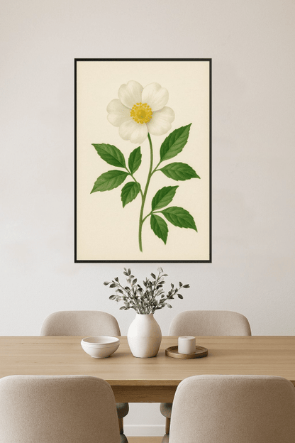 Elegancki Biały Kwiat - CasaNookDecor
