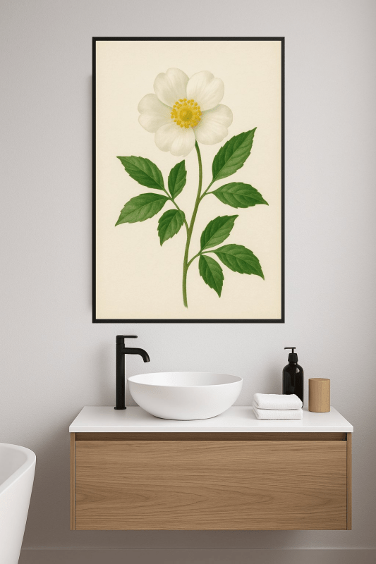 Elegancki Biały Kwiat - CasaNookDecor